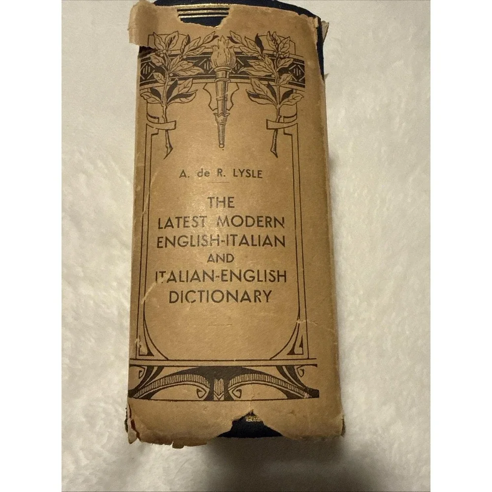 The Latest Modern Italian-English & English-Italian Dictionary